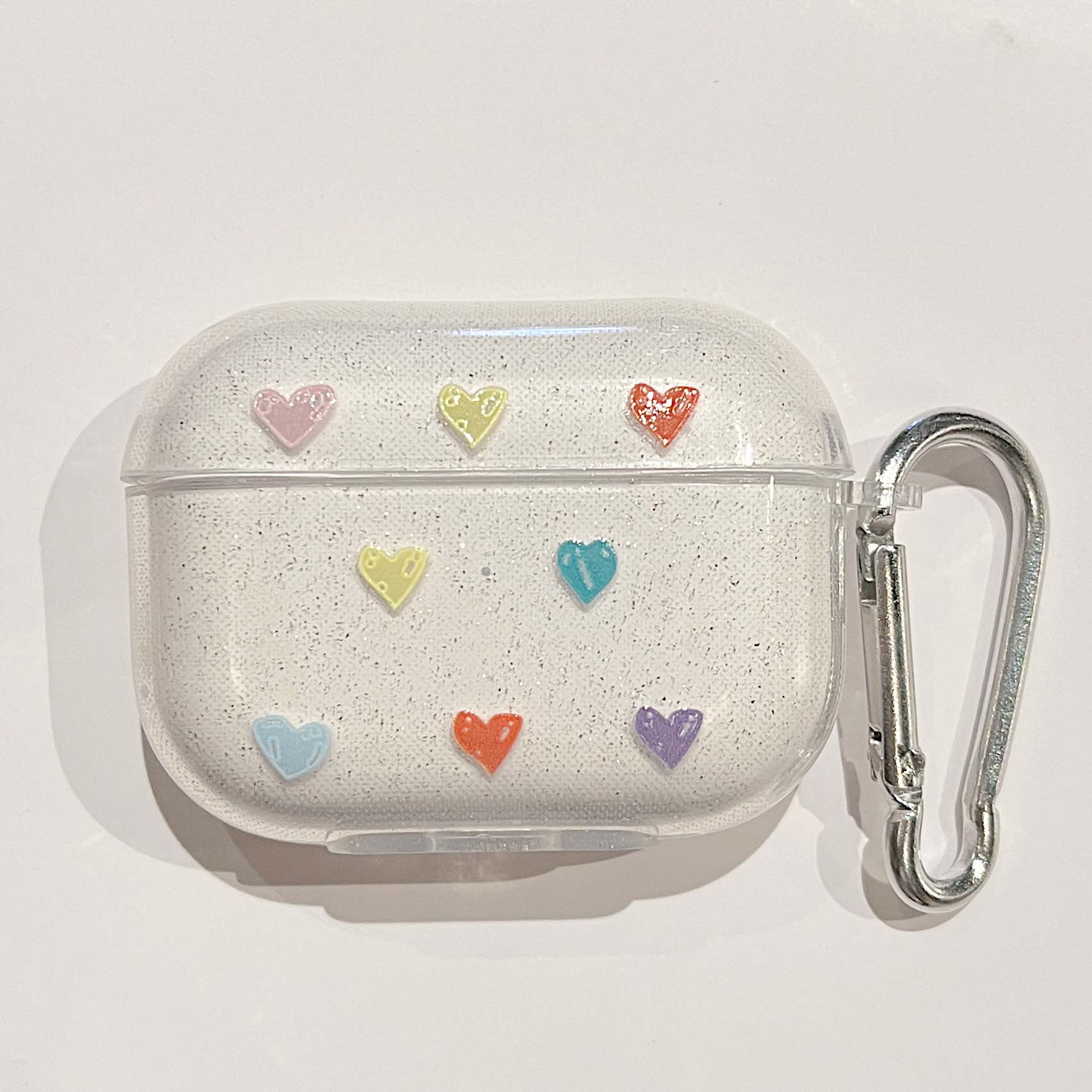 Pink Love Heart Cover for Apple AirPods Pro 1st 2nd gen Wireless Earphone Shell Skin for Air Pods 3 2 1 Charging Box Bag: XS / SKY BLUE