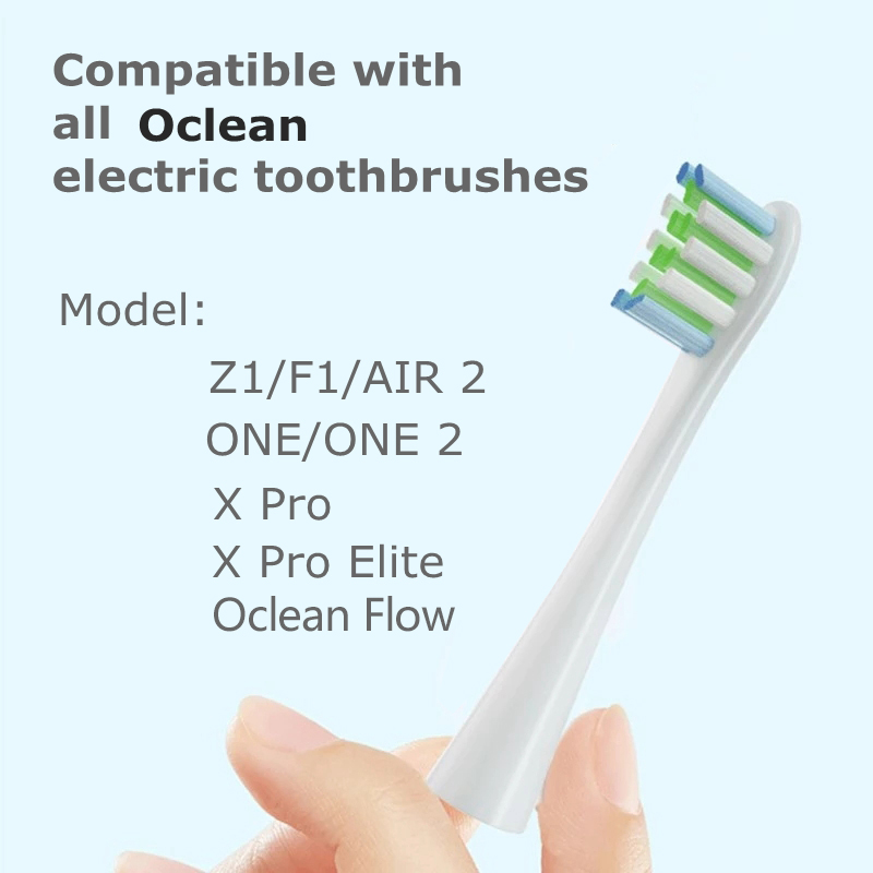 Ersatz bürsten köpfe für oclean fließen/x Profi Elite/x Profi/f1/z1/eins/Luft2 Schall- elektrische Zahnbürsten düsen weiche Dupont-Borste