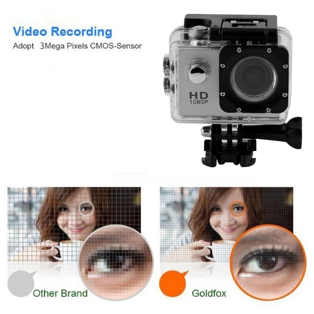 G22 1080P Hd Schieten Waterdichte Digitale Video Camera Coms Sensor Groothoek Lens Camera Voor Zwemmen Duiken