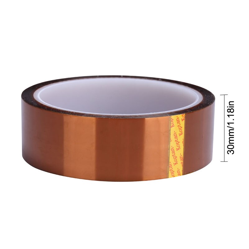 Heat Insulation Resistant High Temperature Polyimide Adhesive Sticker Tape: 30 mm