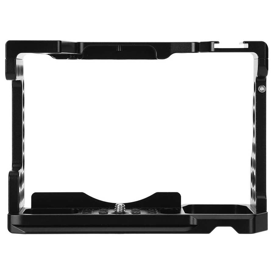 Camerakooi van aluminiumlegering met beschermhoes en coldshoe-bevestiging, geschikt voor sony  a9/a73/a7r 3/a7m 3 camerakooi