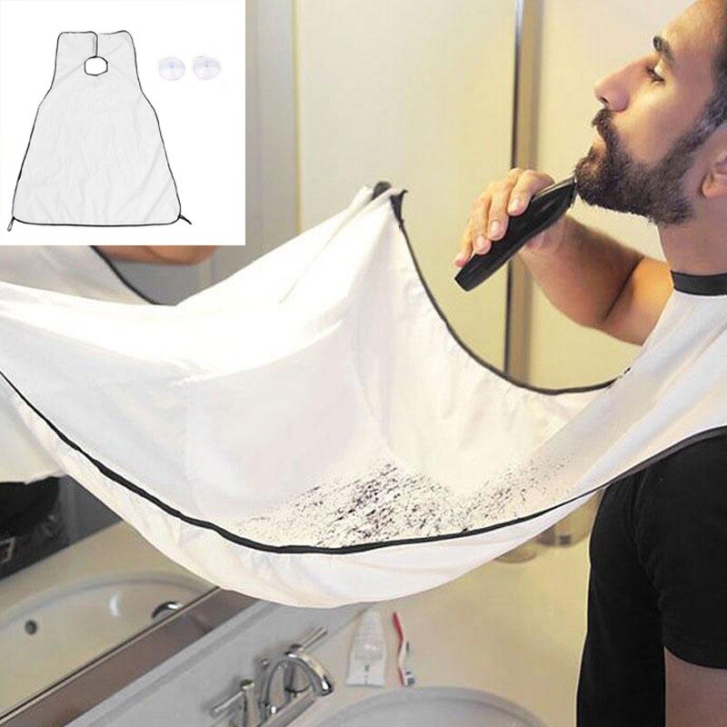 Delantal para afeitarse la barba y el baño para hombres, toalla para mantener la barba pequeña, limpieza, paño de almacenamiento, impermeable, Floral, para el hogar