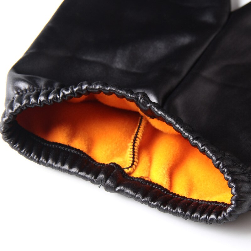 Baby Meisjes Leggings Winter Kinderen Dik Fluwelen Leggings Potlood Broek Kinderen Warme Broek Faux PU Lederen Legging Slanke Broek
