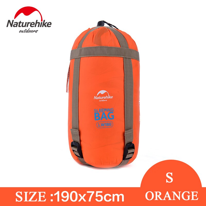 Naturehike soveposer udendørs camping vandreture forår efterår udendørs camping vandreture nh kuvert sovepose 205*85cm: Orange s