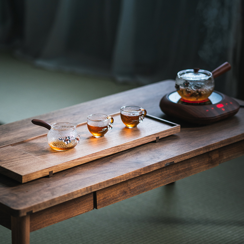 Hittebestendig Glas Thee Seperator Gongdao Cup Theeceremonie Set Theewaar Kungfu Japanse Thee Set