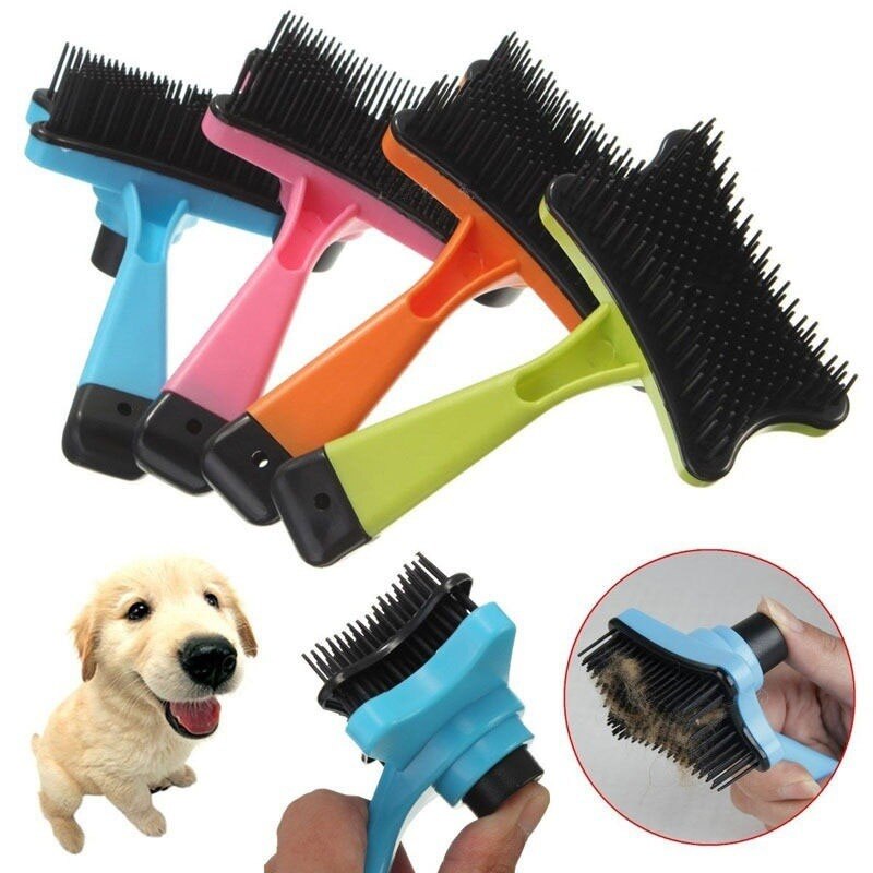 Cepillos de pelo desmontable para mascotas, cepillo de pelo medio corto para perros, Accesorios de belleza, peine para gatos, herramienta de aseo