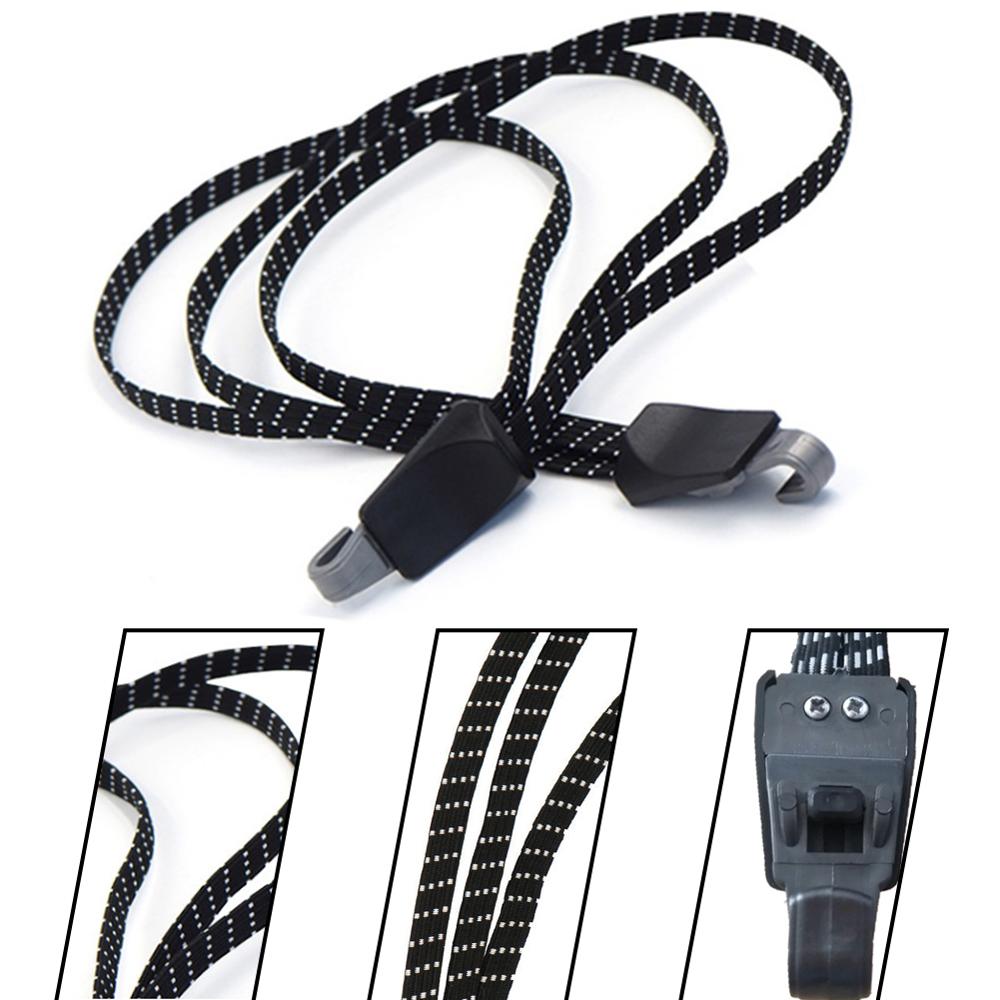 MTB Bike Luggage Carrier Retractable Elastic Band Bicycle Cargo Racks Tied Rubber Straps Rope/Suitcase Band with Plastic hooks