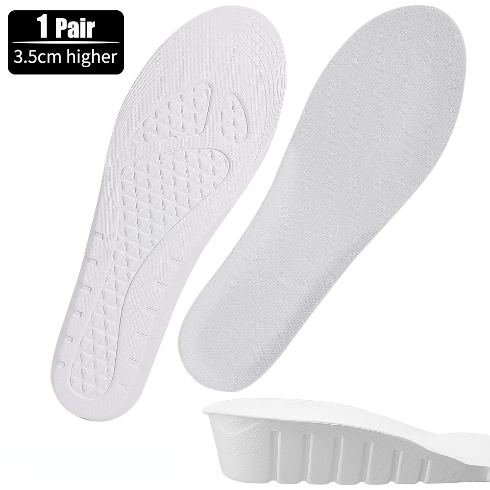Orthopedische Hoogte Verhoging Inlegzolen Voor Vrouwen Mannen Onzichtbaar 1.5-3.5Cm Traagschuim Schoenen Pad Ademende Voetverzorging Binnenzool Comfort: Blauw / 2