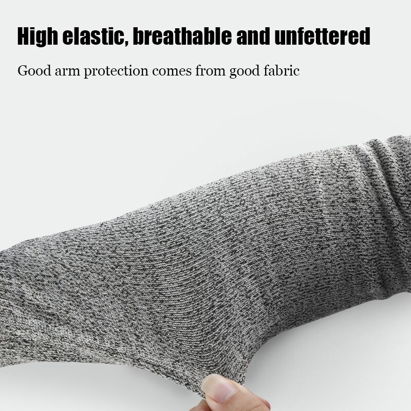 Anti-cut arm shield glass wrist guard outdoor protective equipment hand elbow anti-scratch wood worker protective sleeve