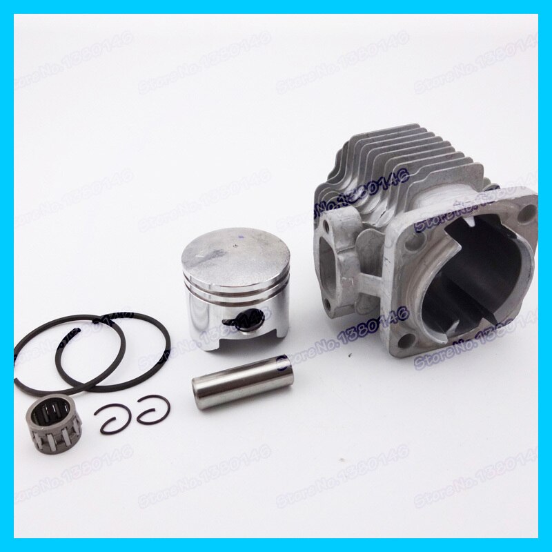 GOOFIT Blue 44-6 Big Bore 2 Temps Moteur Cylindre Piston Kit Avec Carburateur Filtre à Air Bobine D'Allumage Ensemble De Remplacement pour 43cc 47cc 49cc Pocket Bike ATV Quad Mini Motocross