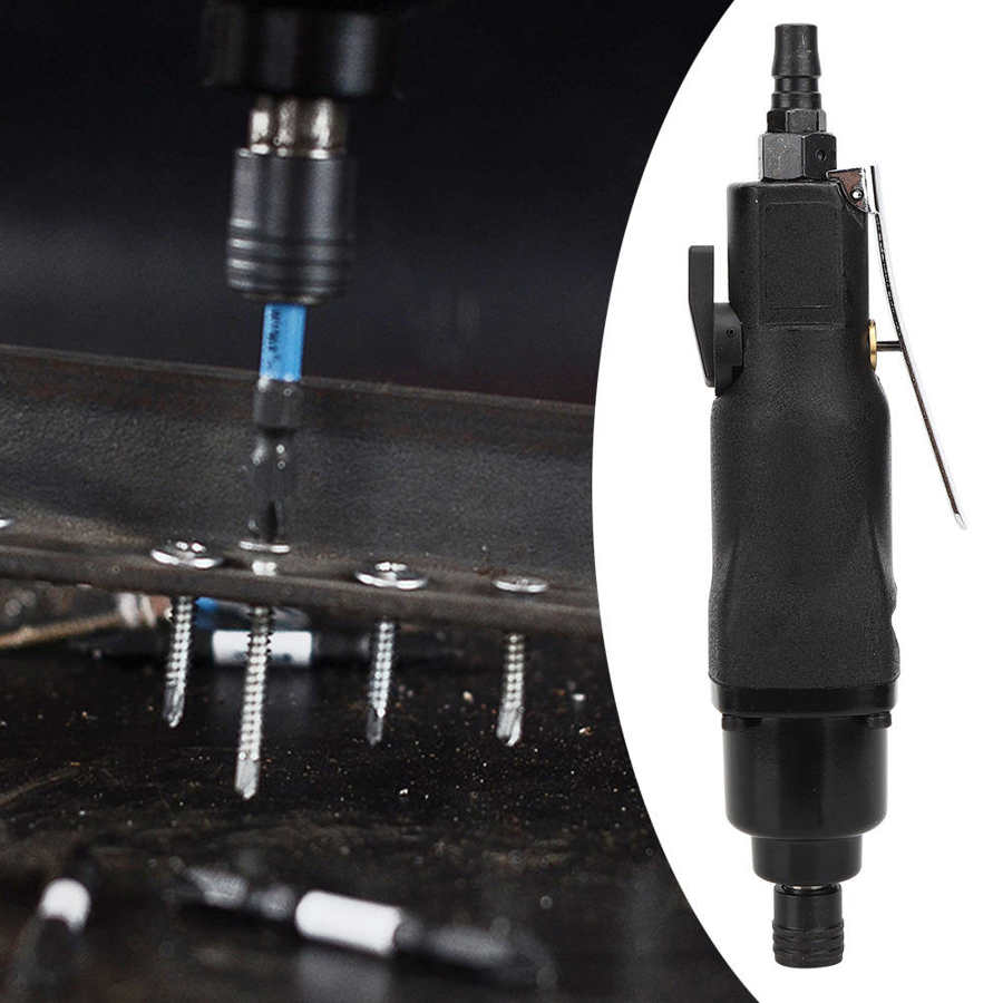 YC-3010 10H High Torque Straight Air Screwdriver 6-10mm Pneumatic Screw Assembly 8000rpm Air Adjustable Screwdriver 6.2kg/cm2