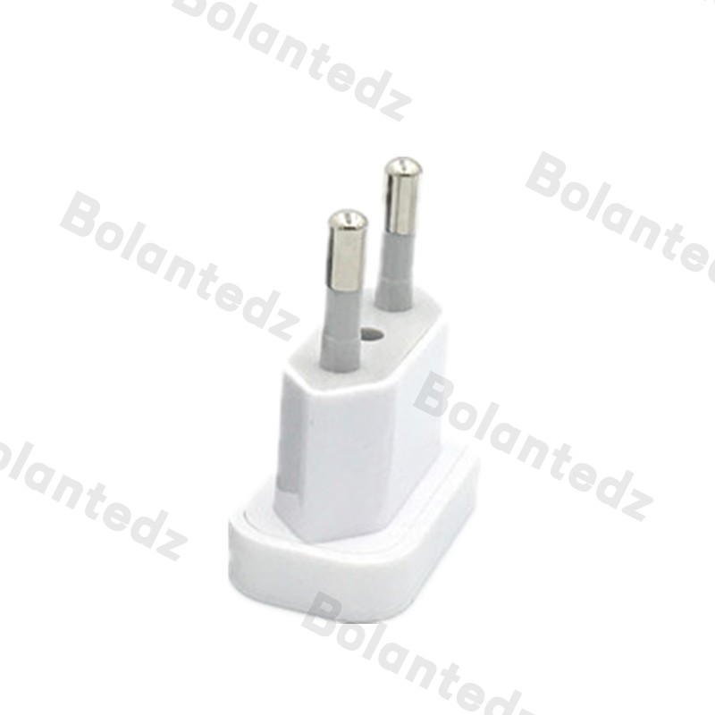 1 pcs US To EU Euro Europe Plug Plug Converter 2 Round Plug AC Converter Travel Adapter American US To EU Electrical Socket: WHITE
