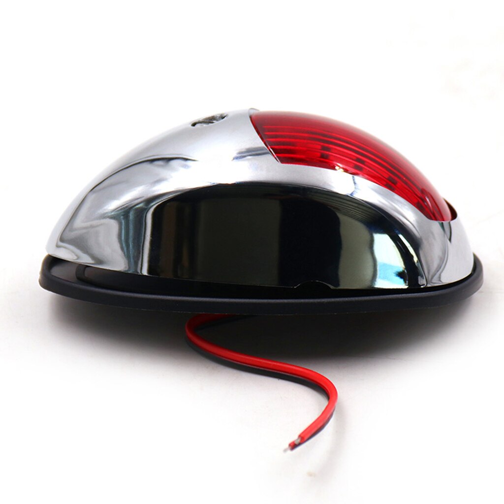2 Pcs Boat Side Mount LED Stern Anchor Navigation Light For Yacht Speedboat Marine Port ABS Sealed Boat Accessories Marine
