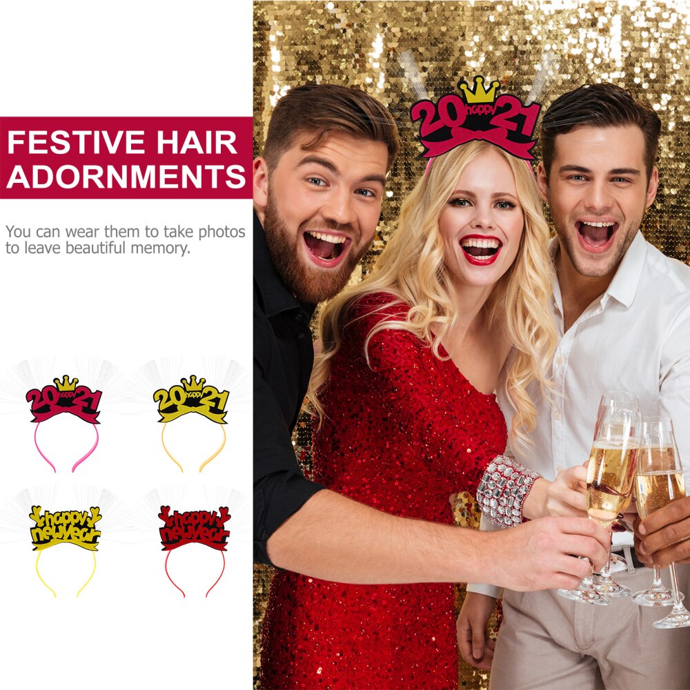 4 stuks interessante, mooie, nieuwe hoofdtooien, haarbanden en haarringen voor volwassenen en kinderen van 18 jaar en ouder