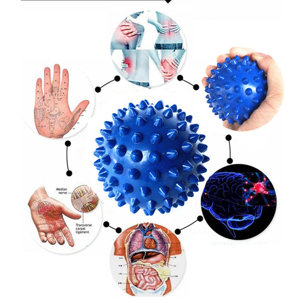 6,5 CM 6 Farben Fitness PVC Hand Massage Ball Sohlen Igel Sensorische Ausbildung Griff der Ball Tragbare Physiotherapie Ball Plantar