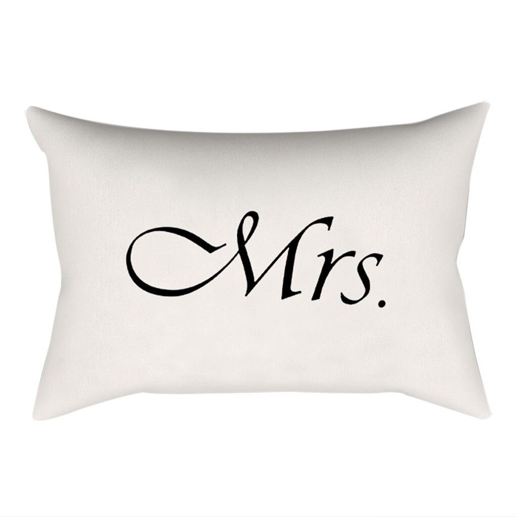 Funda de almohada de felpa corta blanca decorativa, fundas de cojines, para parejas, almohadas, juego de cama, z0605 # G30: A