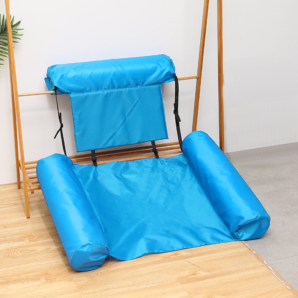 Summer Inflatable Floating Row Inflatable Foldable Floating Row Swimming Pool Water Chair Hammock Mattresses