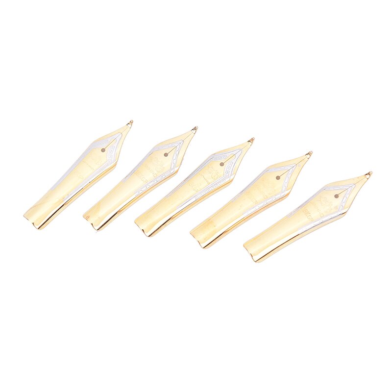 1pc Diy Gold Silver X450 Curved Tip Simple Replacement Fountain Pen Nib Metal Stainless Steel For Jinhao Replacement