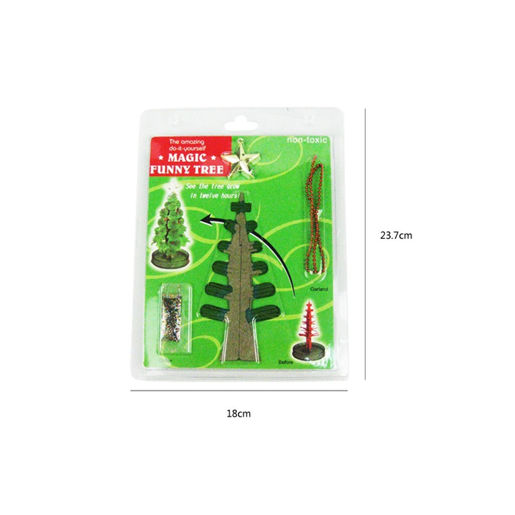 2 Sets Magische Boom Kerstcadeau Papier Boom Magic Groei Boom Speelgoed Jongen Meisje Kerstcadeau Blossom Tree Thuis decoratie
