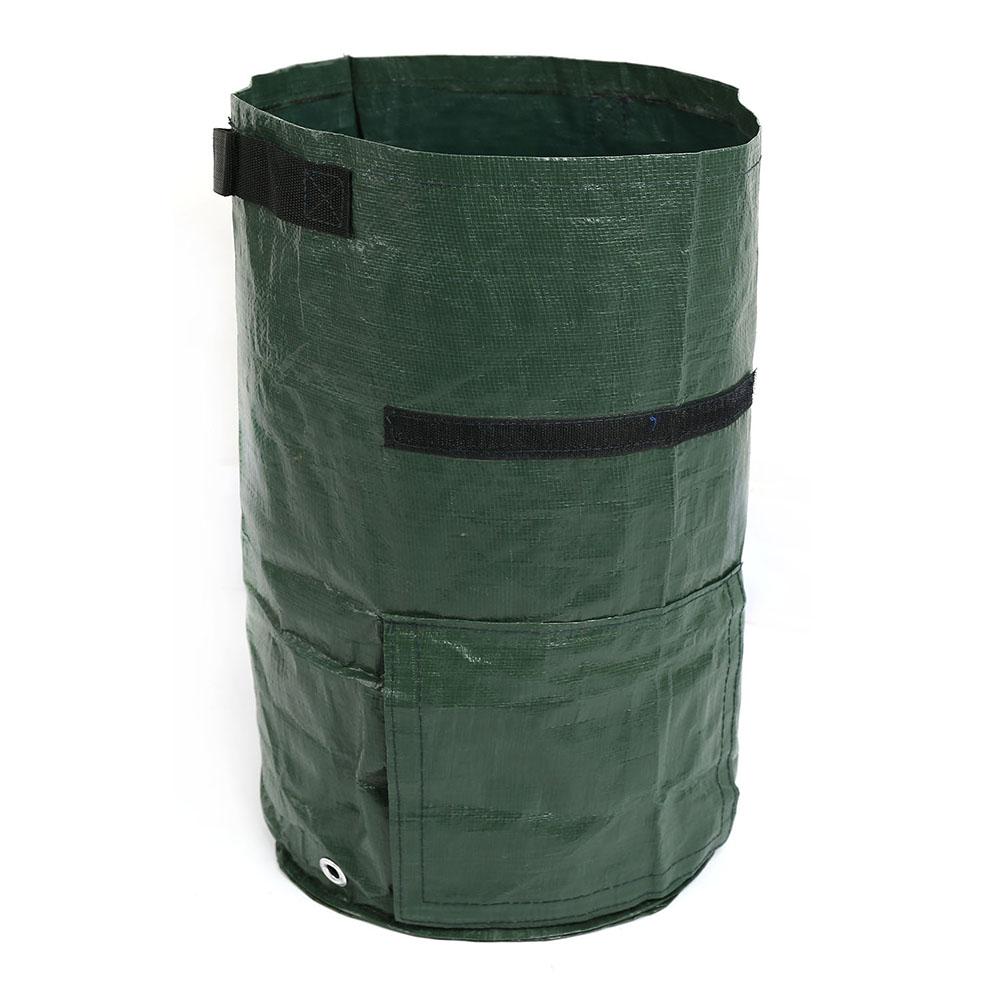 Sacchetto di coltivazione di patate fai da te coltivazione di patate fioriera PE panno addensato piantare sacchetto contenitore cipolla vegetale crescere borsa da giardino: 35x50cm