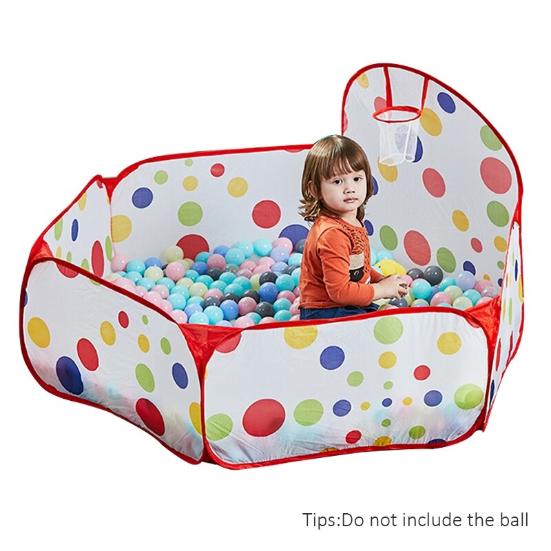 1Set Opvouwbare Baby Speelhuis Tent Basketbal Tent Kids Oceaan Ballenbad Outdoor Indoor Sport Baby Toysgame Speelhuis speelgoed