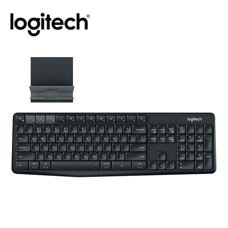 Logitech K375S Toetsenbord 104 Toetsen Bluetooth 2.4 Ghz Usb Draadloze Dual Mode Toetsenbord Draagbare Toetsenborden Voor Laptop Notebook Pc Nieuw