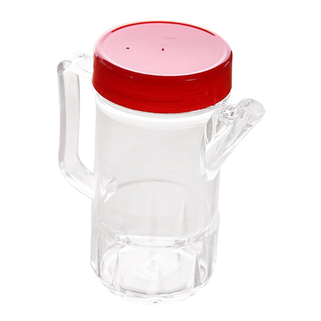 Opakowanie 2 akrylowych butelek z oliwą z oliwek i octem Cruet 500ml/360ml pojemnik