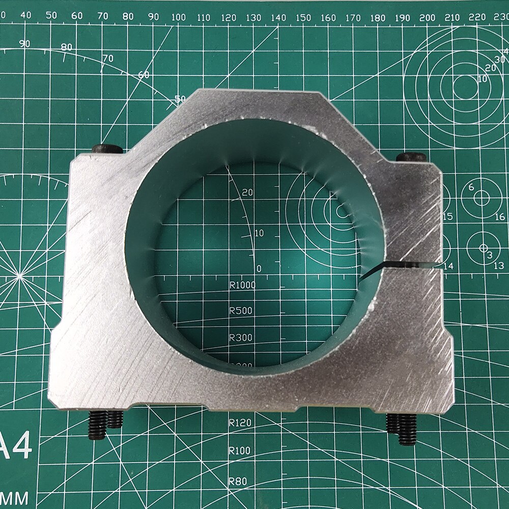 Fixation de broche CNC 80MM support de montage, fixation de moteur de broche CNC 0,8 kw 1,5 kw, fraiseuse, machine à graver broche