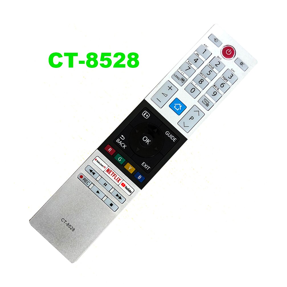 Erstatning for toshiba led hdtv tv fjernkontroll ct -8533 ct-8543 ct-8528: Ct -8528