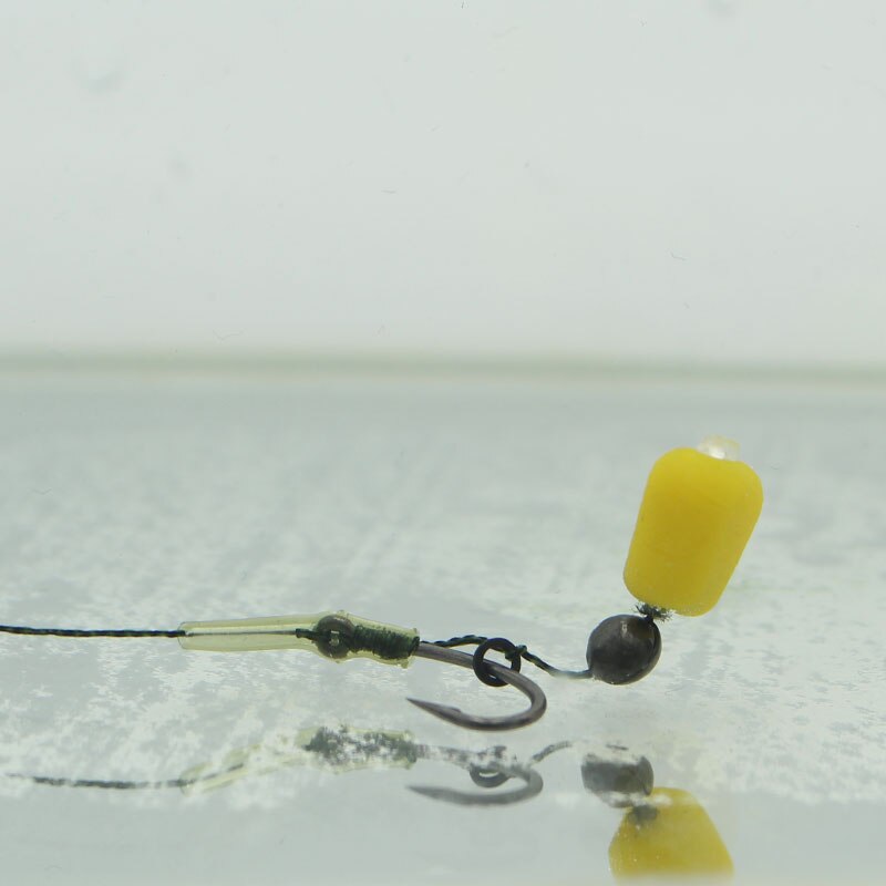 Accessoires pour la pêche à la carpe, 50 pièces, bouchon de Micro appât, bouillettes, support d'appât pour plate-forme à cheveux