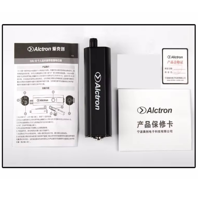Alctron HA-8 mini portable headphone amplifier used in stage performance, studio, specific chip