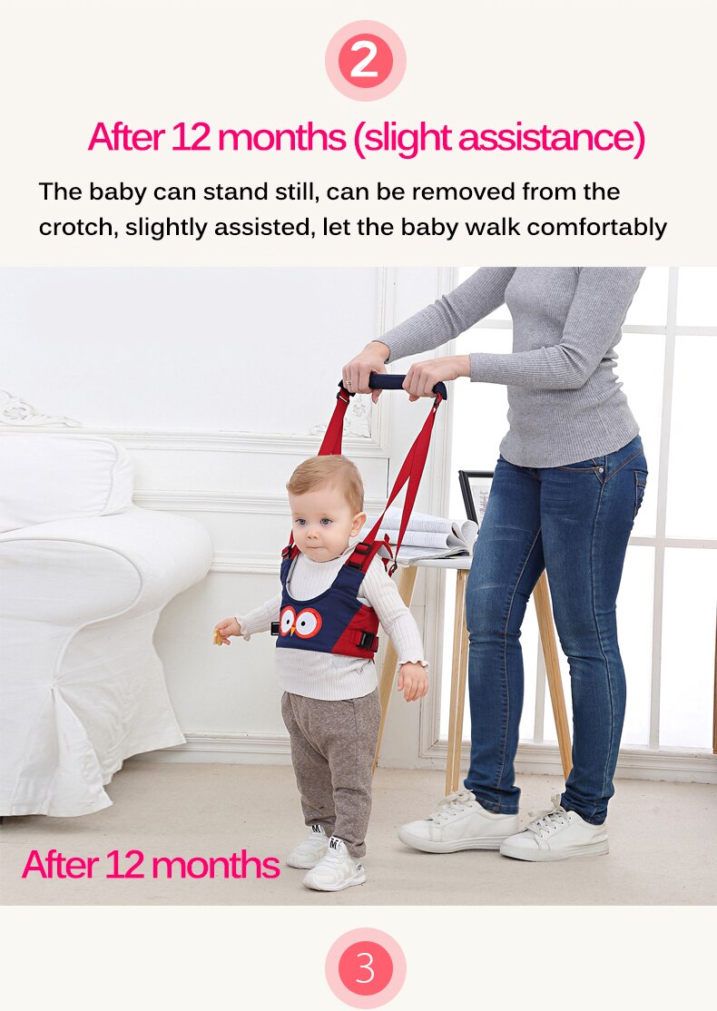 Toddler Baby Walking Harness Backpack Leashes For Toddlers Children Assistant Learning Safety Harness Walker Harness