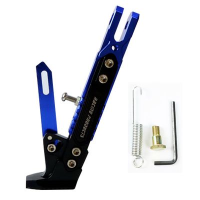 CNC Upgrade Foot Support for KUGOO G-Booster G2 Pro Electric Scooter Kick Stand Parking Bracket Adjustable Kickstand Parts: Blue