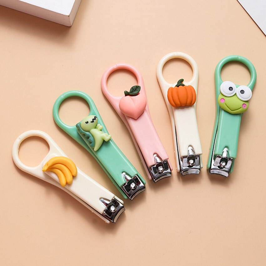 1pc leuke cartoon nagelknippers, kleurrijke kindernagelschaartjes, pedicure, teennagels, beauty manicure-instrumenten
