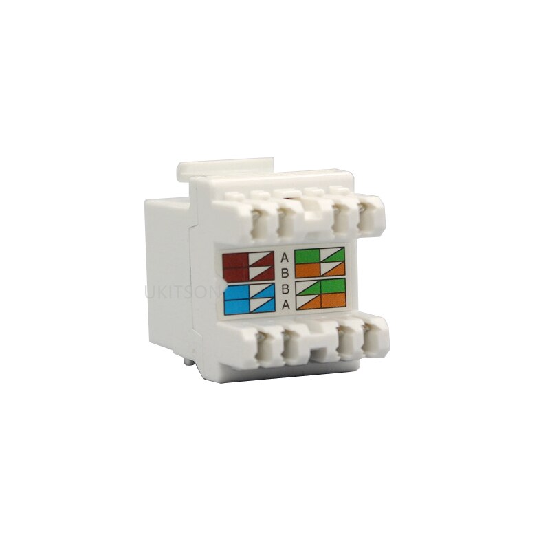 amp katt 6 rj45 -innsats sluttstein-jack  t568a/ b til gigabit-nettverk katt .6 ethernet-kontakt
