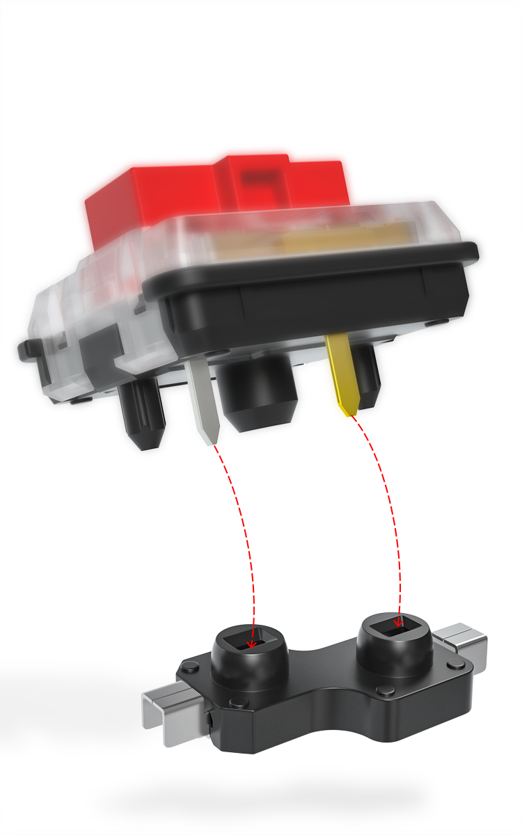 Kailh Swap Plug Socket for Kailh Low Profile Switch Choc 1350