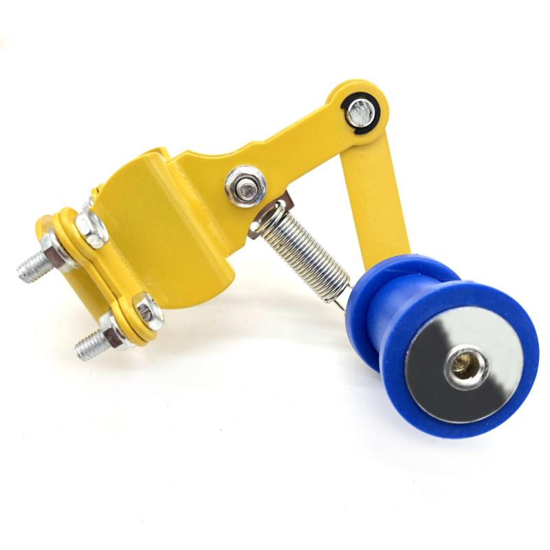 Mini Motorfiets Onderdelen Kettingspanner Automatische-Slip Spanner Richter Chain Guide Keten Automatische Regulator Roller Spanner: YELLOW