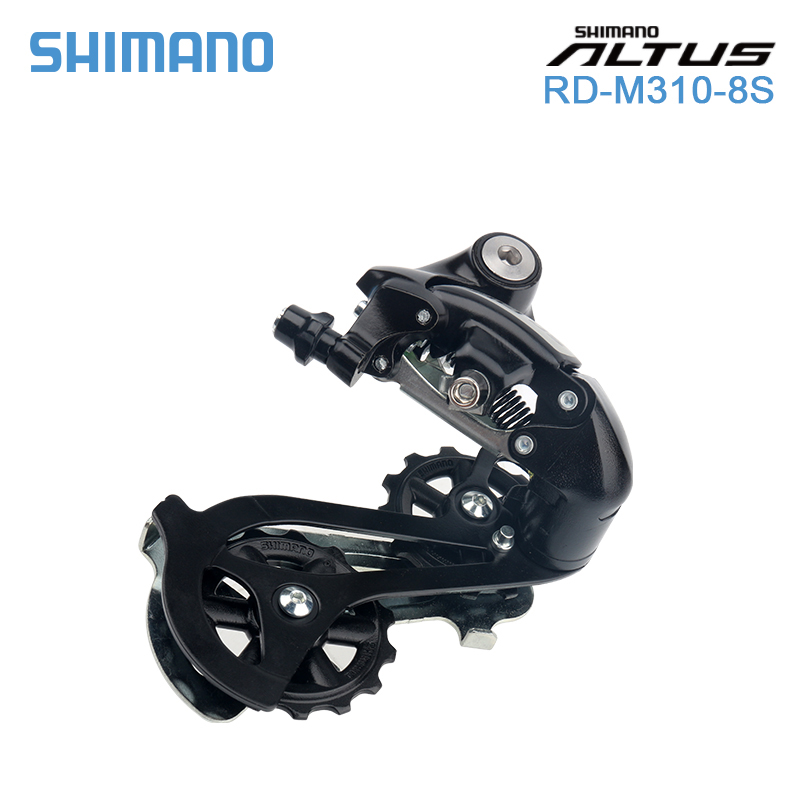 Shimano-palanca de cambios M315 para bicicleta de montaña, 7 y 8 velocidades, Altus, RD-M310, desviador trasero, 21S, 24V, 3S