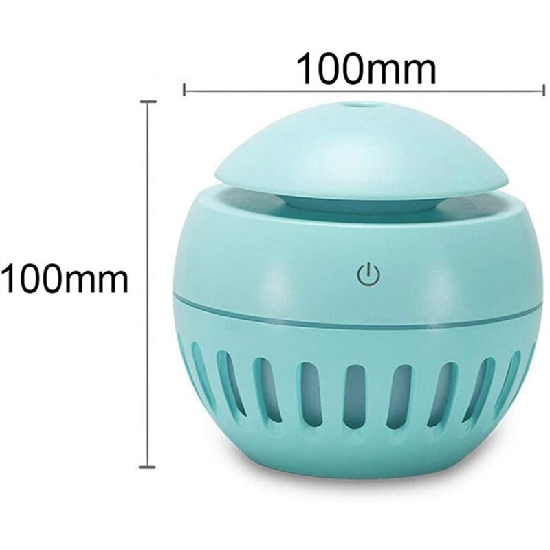 Hollow Out USB Home Silent Bedroom Atomizing Humidifier Diffusers Mini Portable Cool Mist Humidifier with 7 Color Lights