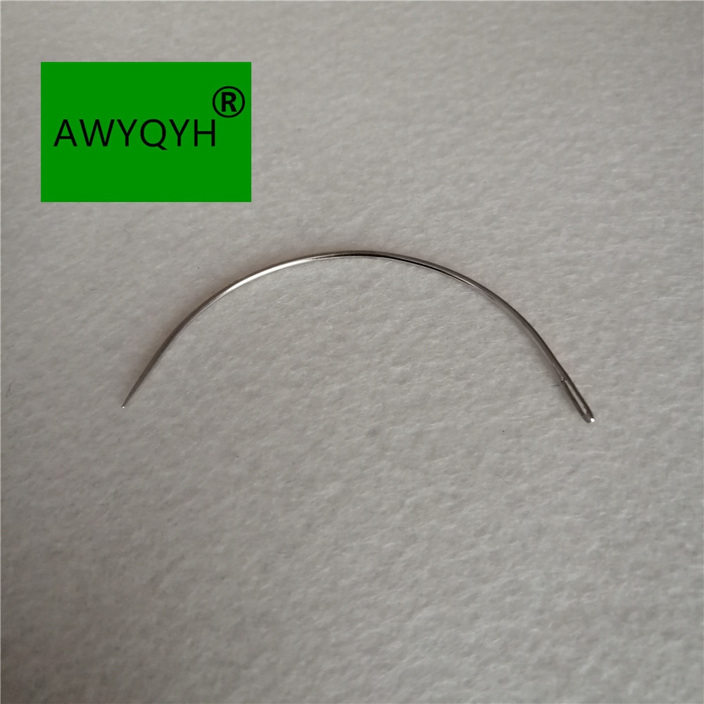 25 pieces C Shape Curved Needles Wig making crochet braids ventilating Hair weaving needle