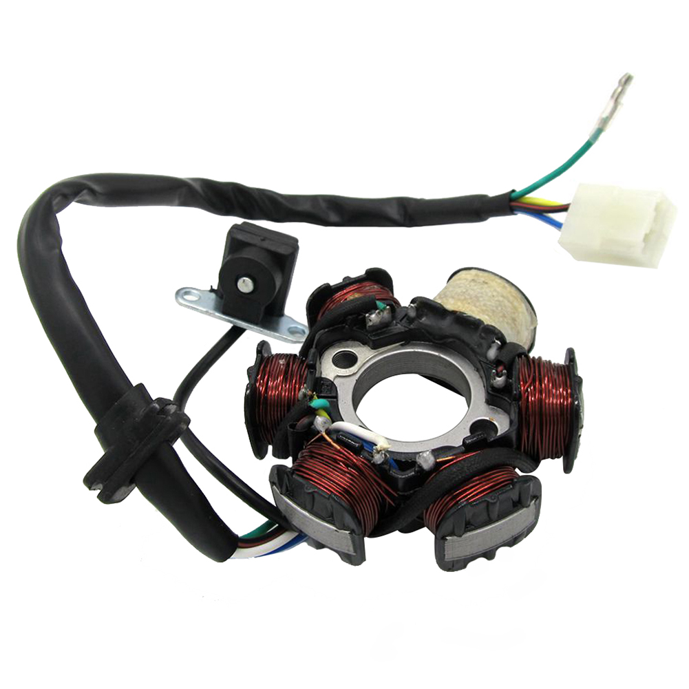6 bobinas de 5 hilos 50cc 110cc 125cc 150cc Scooter ciclomotor bicicleta ATV Quad Magneto Estator