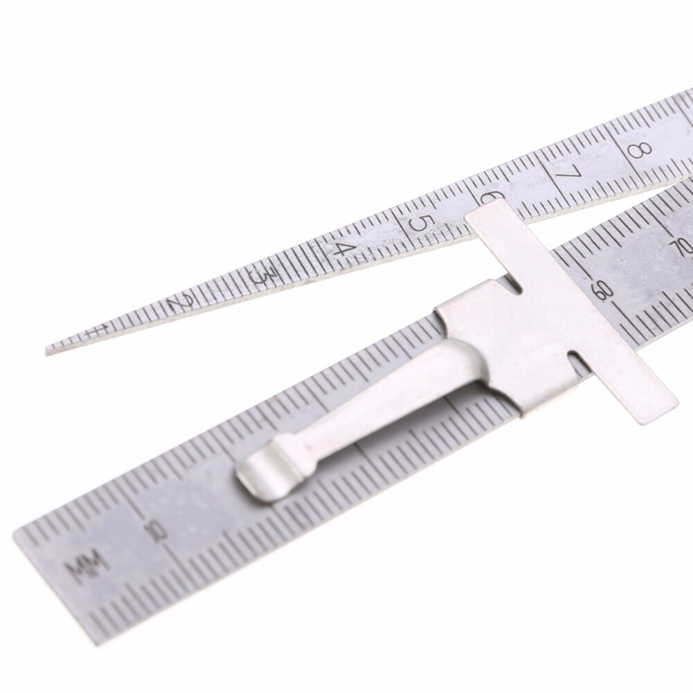 2pcs Welding Taper Portable 1-150mm Stainless Steel Tool Depth Field Measurement Hole Inspection Feeler Gauge Welding Taper