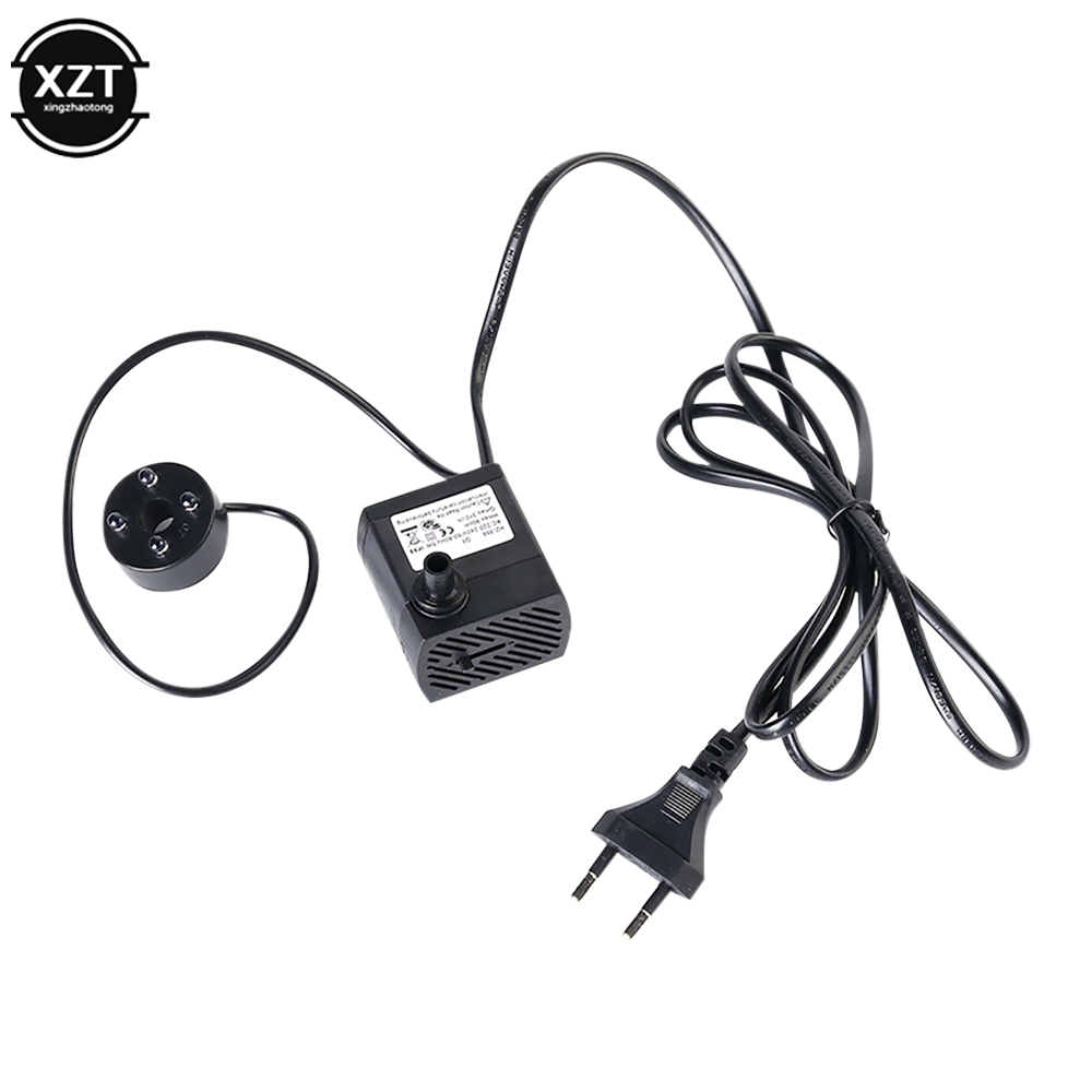 Ultrastille AC 220 V 3 W Waterpomp EU Plug Rate Aquarium Waterdichte Pomp Mini Dompelpomp aquarium Aquarium Pomp