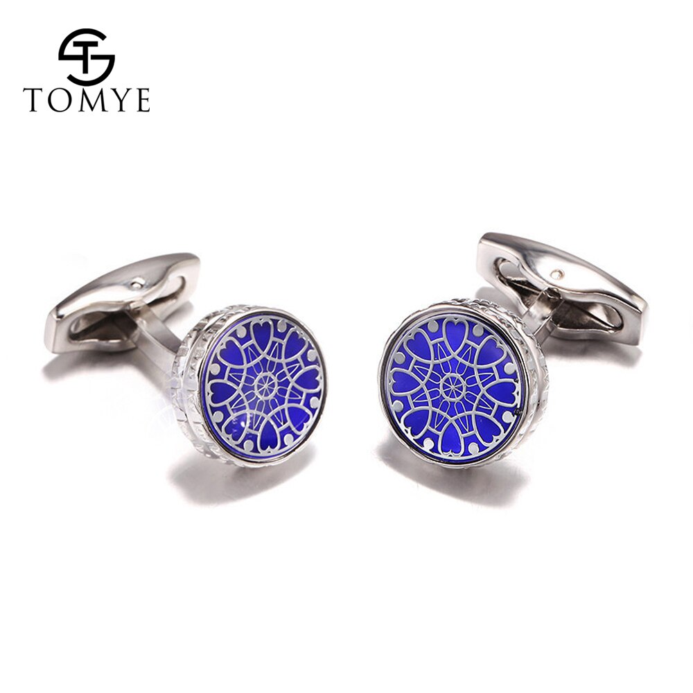 Gemelos para hombre TOMYE XK20S026, gemelos redondos de Metal de para