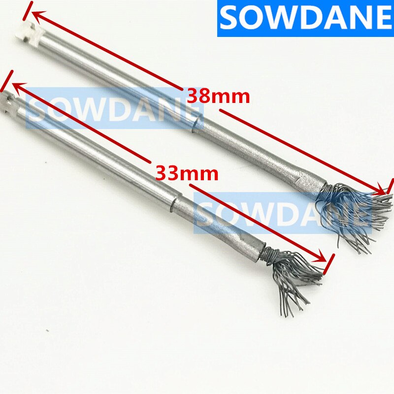 Dental Debridement Peri-Implantitis Implant Surface Threads Cleaning Brush Titanium brush Autoclavable