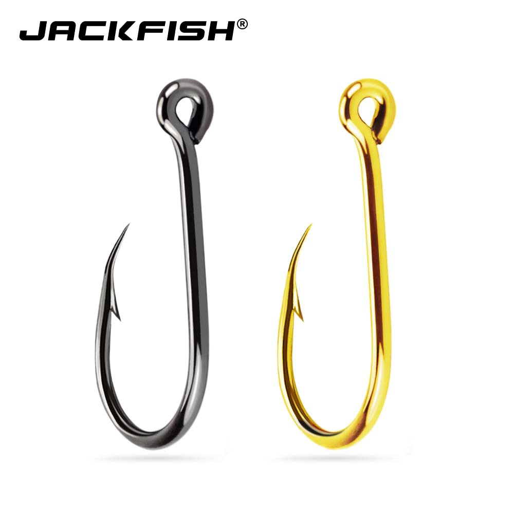 JACKFISH vishaak gemengde maat 100 stks/partij weerhaken #1-#10 hoge carbon staal Vishaak Voor karpervissen Accessoires