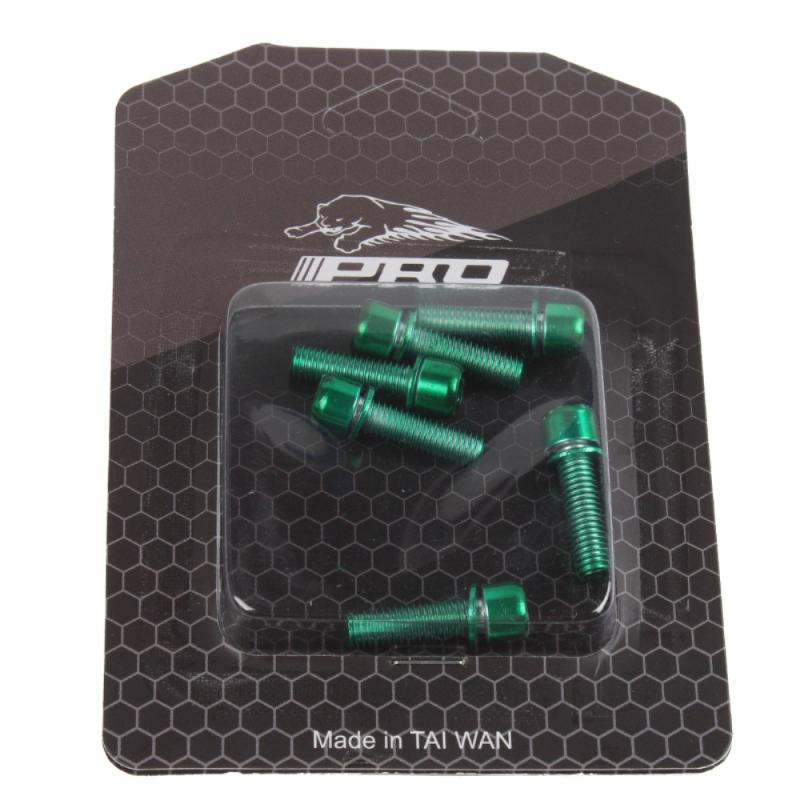 vtt vélo guidon vis titane-plaqué coloré vis M5 * 18MM tige Riser vis pièces de vélo directe