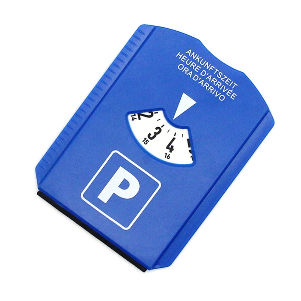 Ice Scraper Tool Car Temporary Parking Timer Snow Removal Shovel Clock Display Area Parking Time Card Tools Turntable