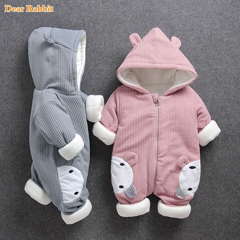 Rusland Baby Kostuum Rompertjes Kleding Koude Winter Jongen Meisje Kledingstuk Dikker Warme Comfortabele Puur Katoen Jas Jas Kids