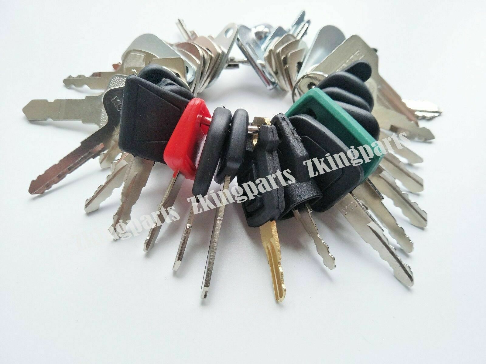 38 Keys Heavy Construction Equipment Key Set Heavy Duty Ignition Key Set